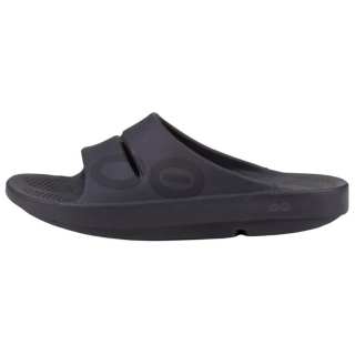 OOFOS Abrasion Resistant Slide Slippers Unisex Black