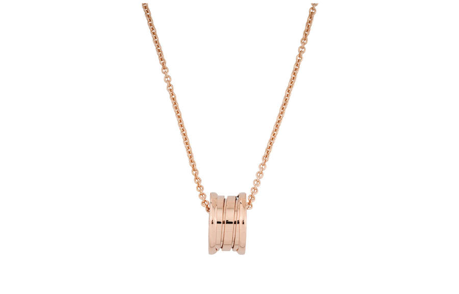BVLGARI B.Zero1 Series Necklaces Unisex Rose Gold