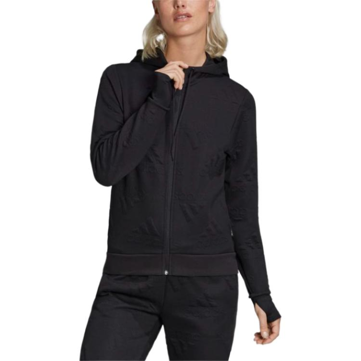 Adidas Adidas AEROREADY Jacquard Kadın Siyah Ceket Jackets & Coats Women's Black