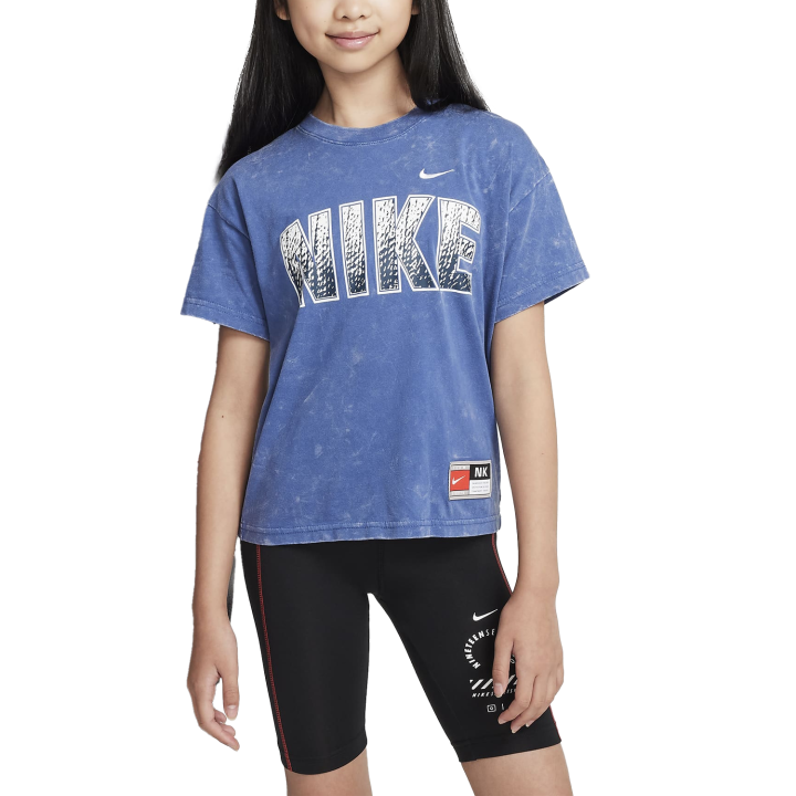 Nike Nike Sportswear T Shirt Navy Teenagers