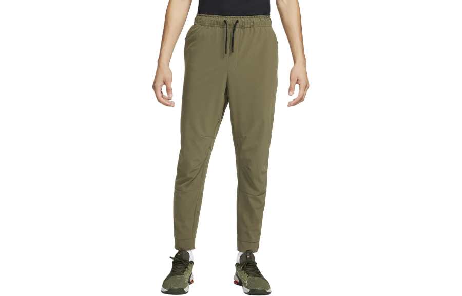 Nike Nike Dri Fit Zippered Cuff Versatile Pants Casual Pants Men's Olive Green