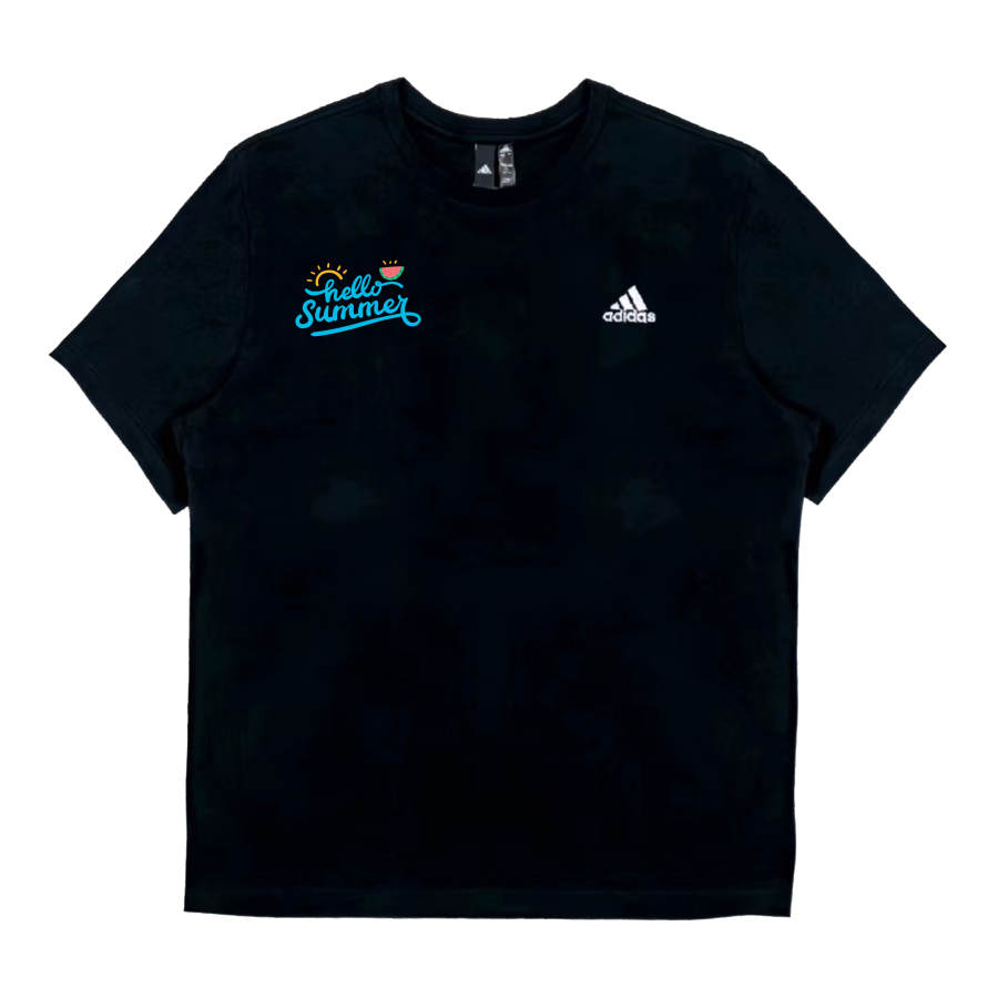 Adidas Adidas MUST HAVES Solid Color Logo Label Sports Casual Crew Neck Short Sleeved T Shirts Unisex