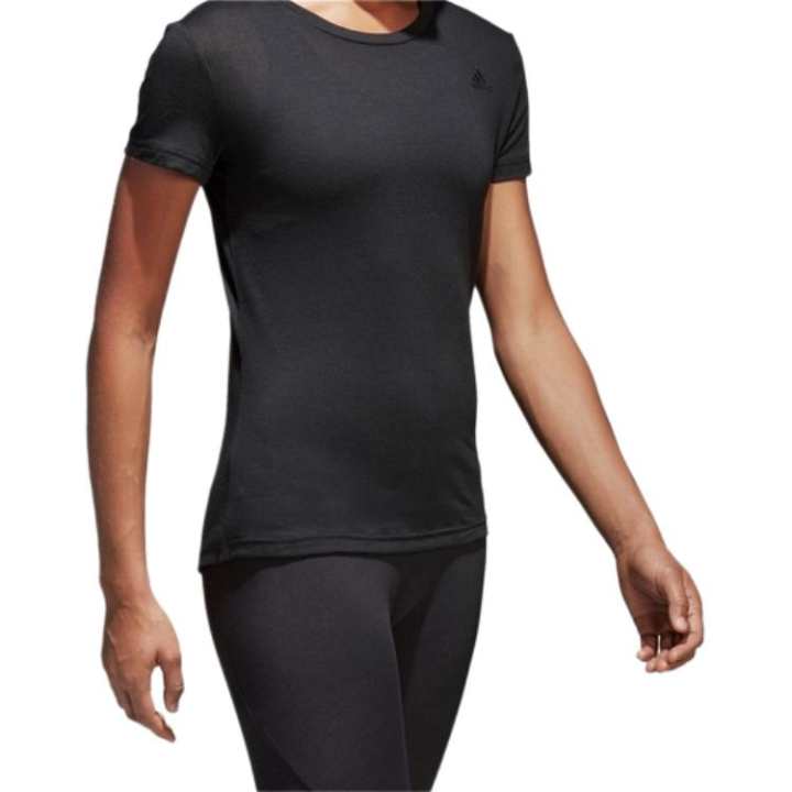Adidas Adidas T Shirts Women's Black Crew Neck Moderate Other