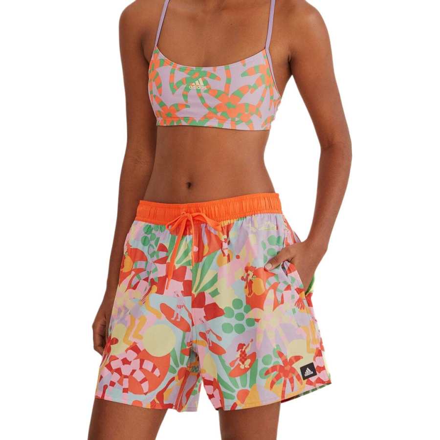 Adidas Adidas FARM Rio FW24 Casual Shorts Women's Red