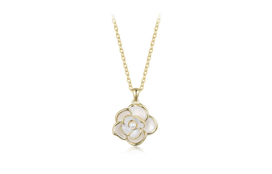 MCK MCK 925 Silver Imitation Pearl Necklaces Women's