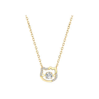 TIDECOLOR 925 Silver Zircon Necklaces Women's Exquisite Box