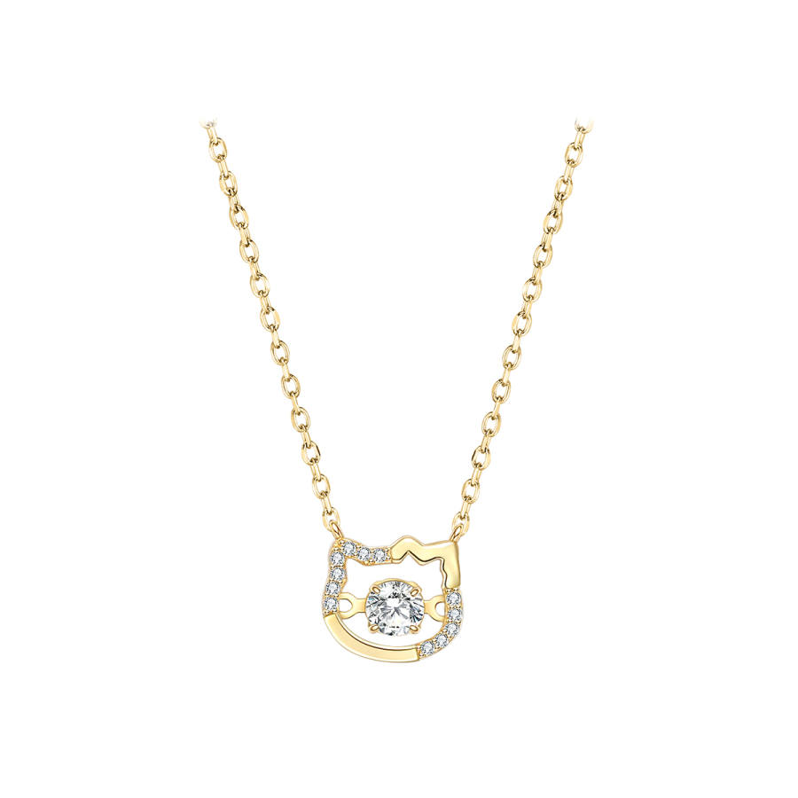 TIDECOLOR 925 Silver Zircon Necklaces Women's Exquisite Box