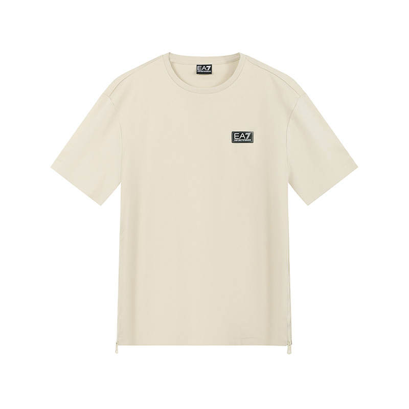 EMPORIO ARMANI EA7 T Shirt Men's Almond Milk Color
