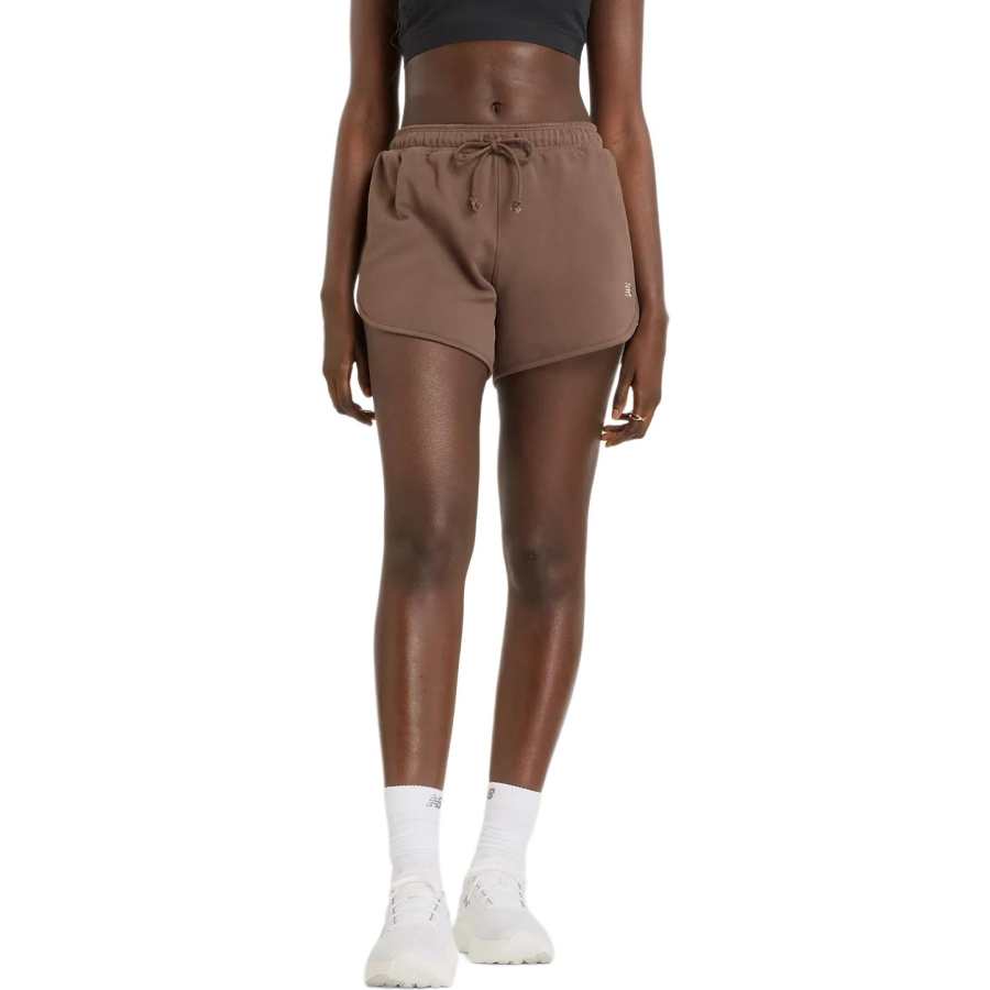New Balance New Balance French Terry Casual Shorts Women's Dark Umber
