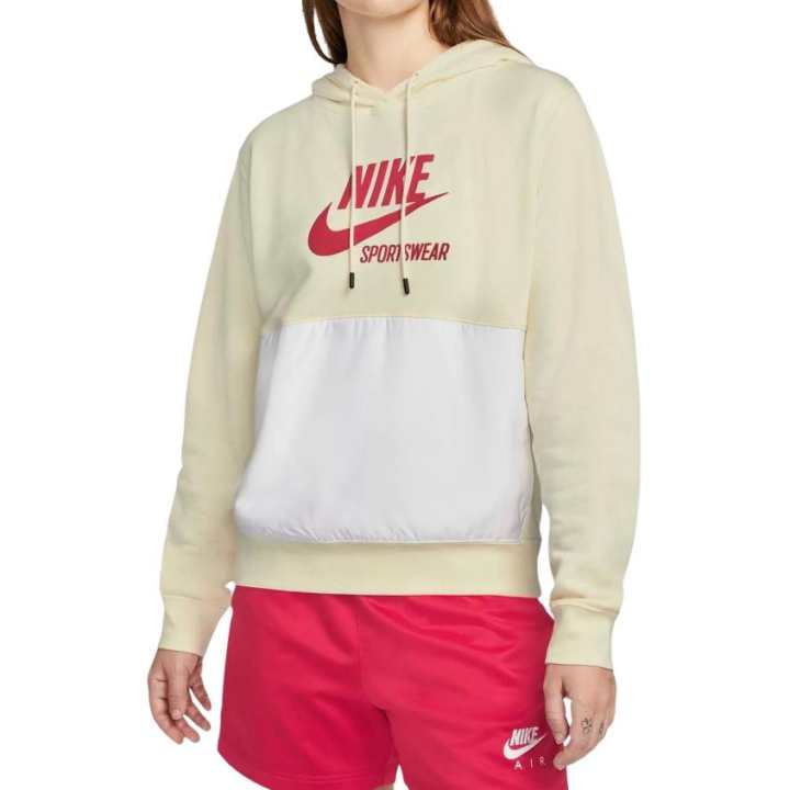 Nike Nike Sweatshirts Women's Beige Hooded Non Detachable Moderate