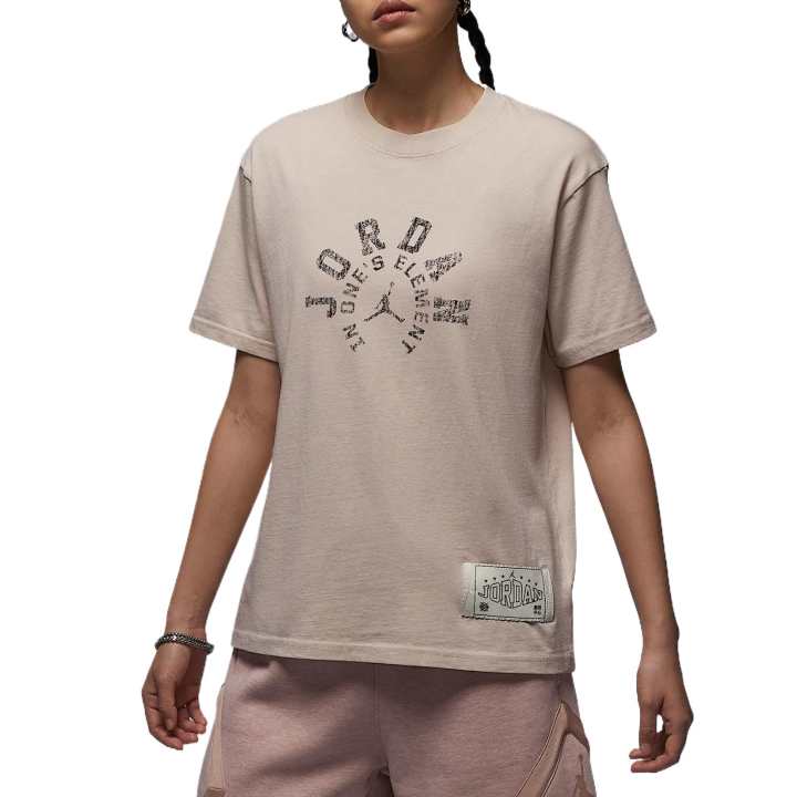 Jordan Jordan SportDongdan Drop Shoulder Sleeve T Shirt Women's Oat