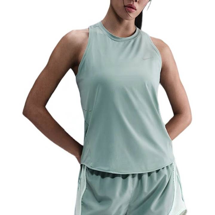 Nike Nike Clothing Tank Tops Women's Green Racerback