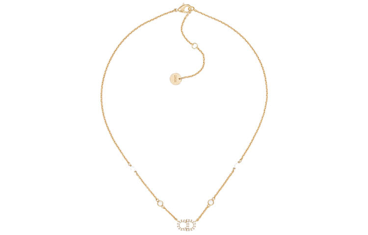 DIOR Classic CD Necklace Series Resin Necklaces Women's