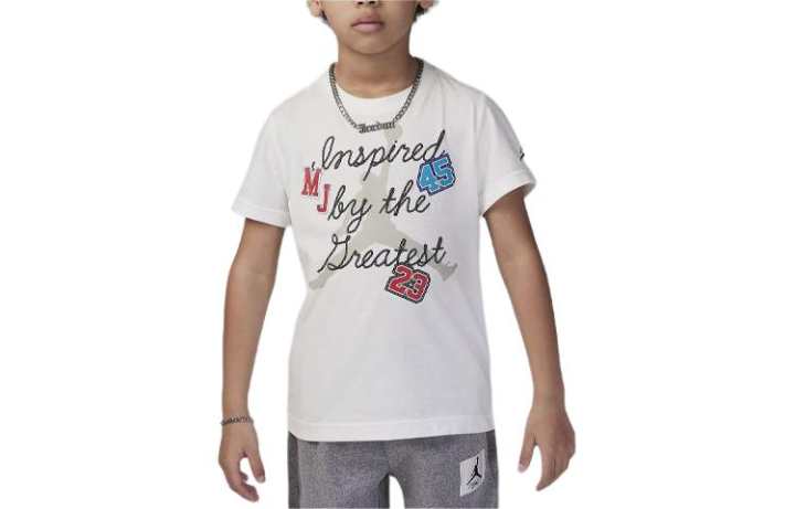 Jordan Jordan Kids T Shirts Crew Neck Moderate
