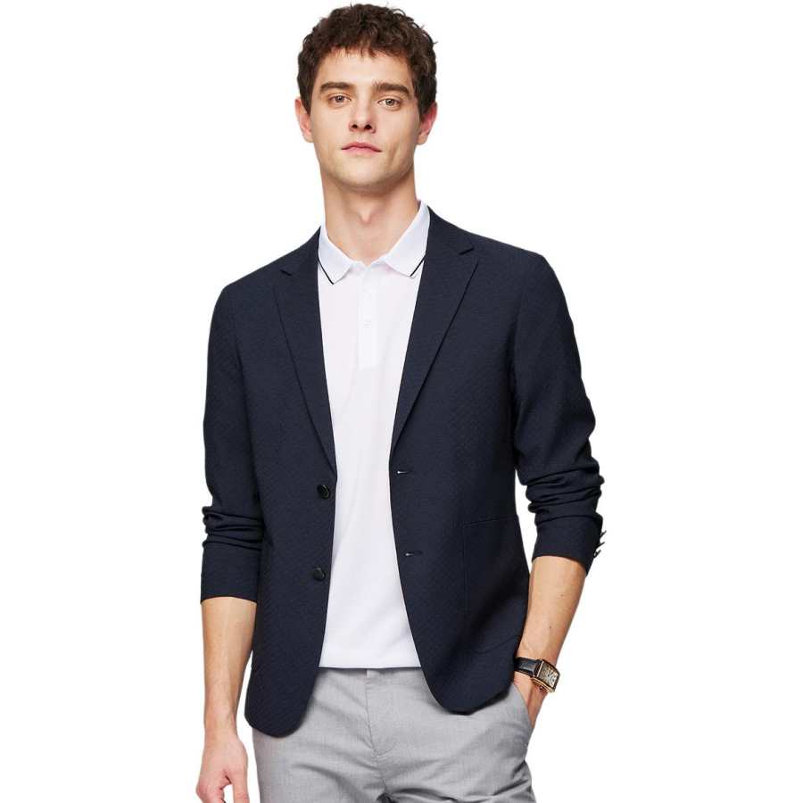 Hodo Red Bean Business Suit Men's Blue