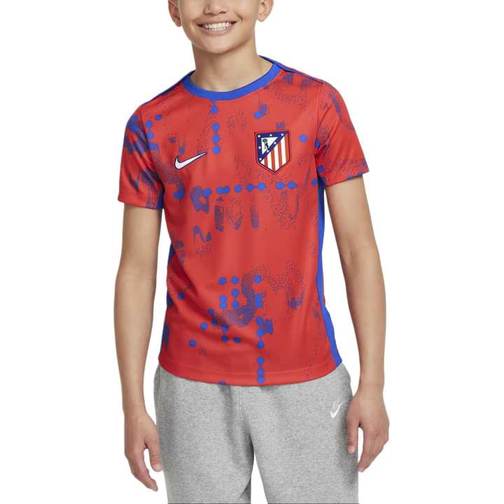 Nike Nike Atlético Madrid T Shirt Light Red/Royal Blue/White Teenagers