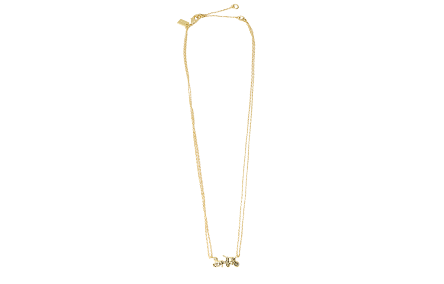 COACH COACH Brass Necklaces Women's Gold