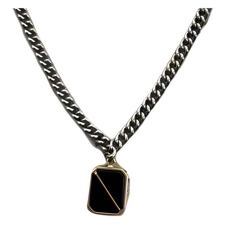 Maison Margiela Necklaces Women's Silver/Black