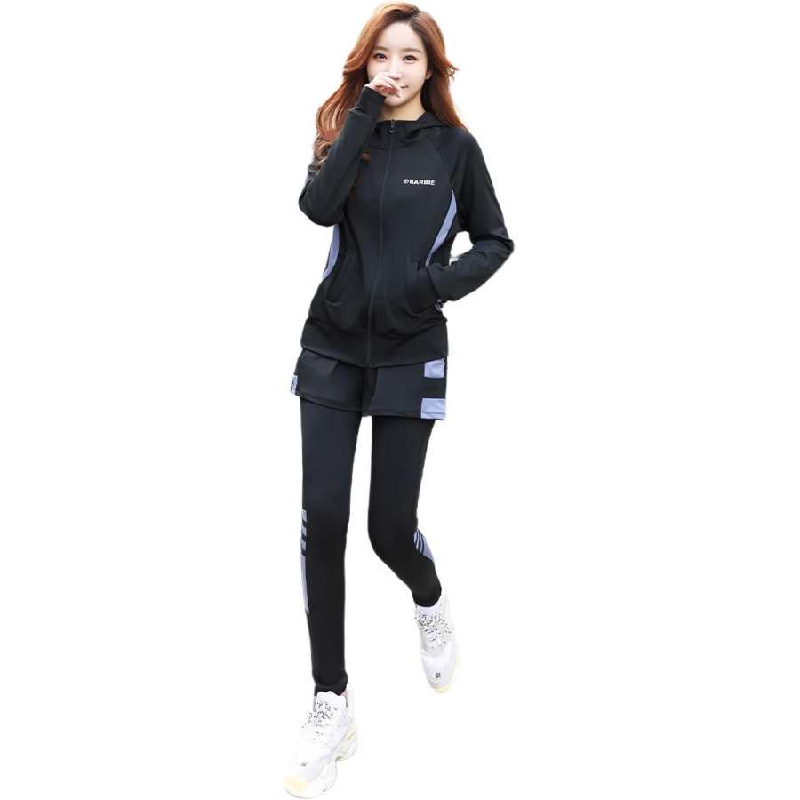 Barbie Fitness Sets Women's Hooded Moderate