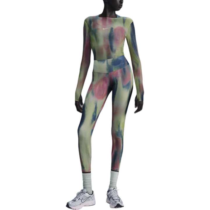 Nike Nike Women's Artist Collection Dri-FIT Long-Sleeve Sheer Printed Top