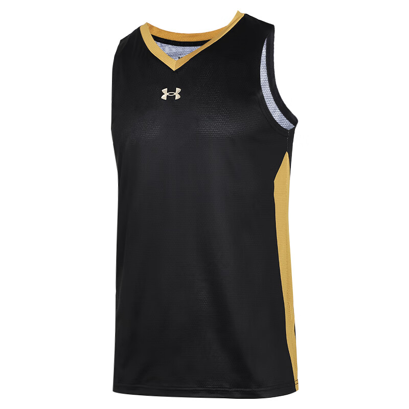 Under Armour Basketball Jerseys Men's Black Moderate Straight Fit