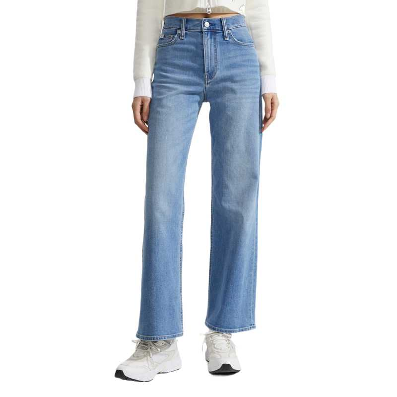 CALVIN KLEIN SS24 Series Jeans Women's Denim Light Blue