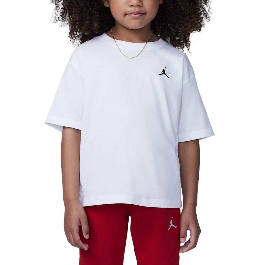 Jordan Jordan Brooklyn T Shirt SS25 White Children Aged 3 7 Years Old