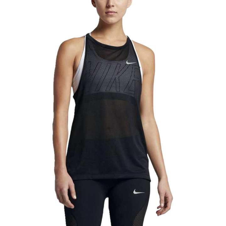 Nike Nike Sleeveless Sports Shirts Women's Black Racerback