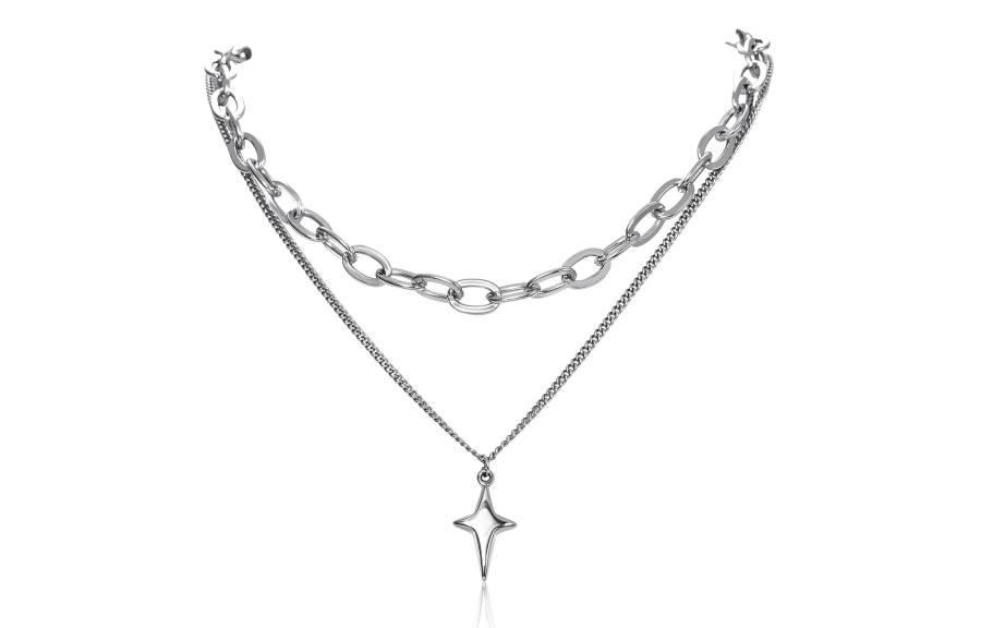 Zeroline Zeroline Titanium Steel Necklaces Unisex