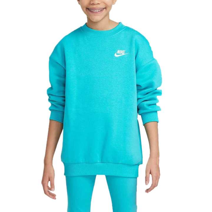 Nike Nike Sweatshirt Sportswear Club Blue Green Kids'