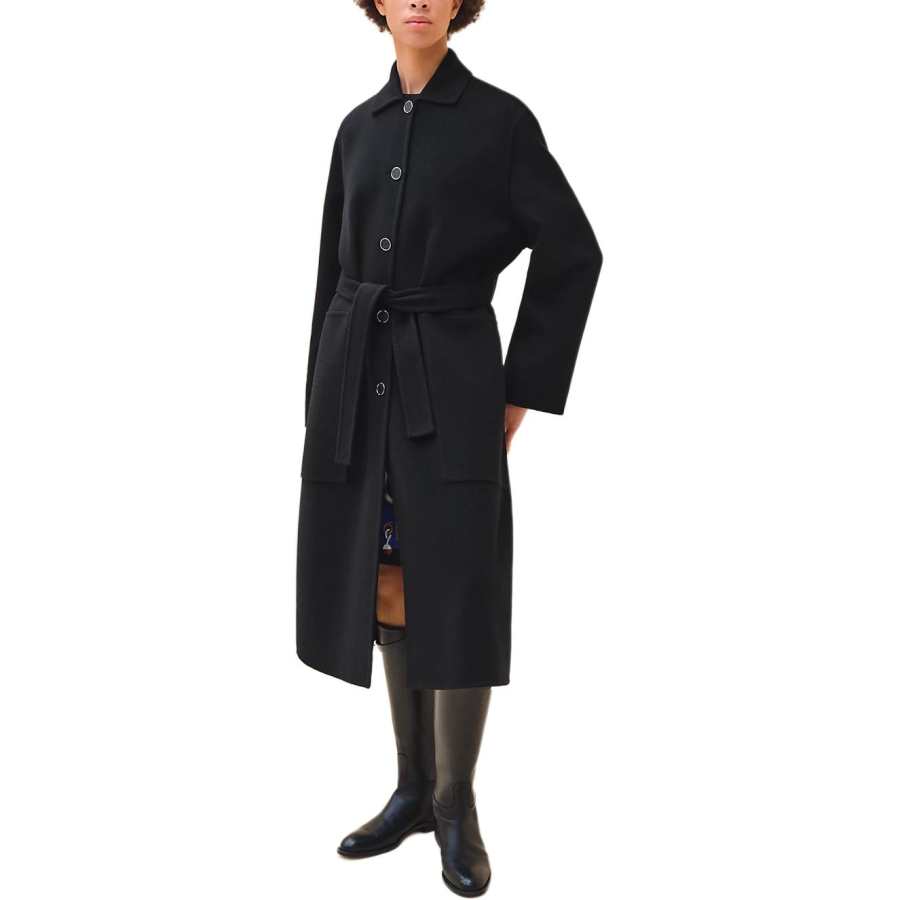 HERMES HERMES SS24 Coats Women's Black