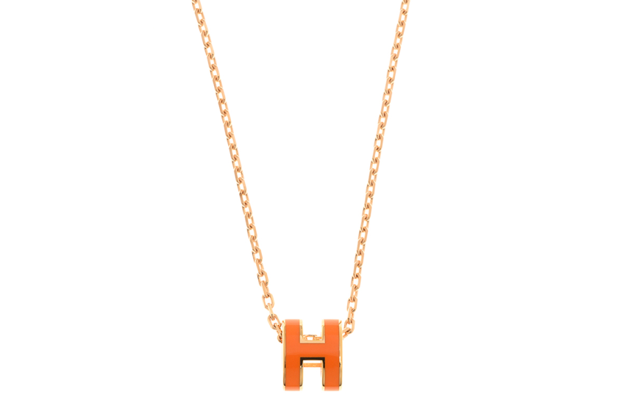 HERMES POP H Collection Metal Necklaces Women's