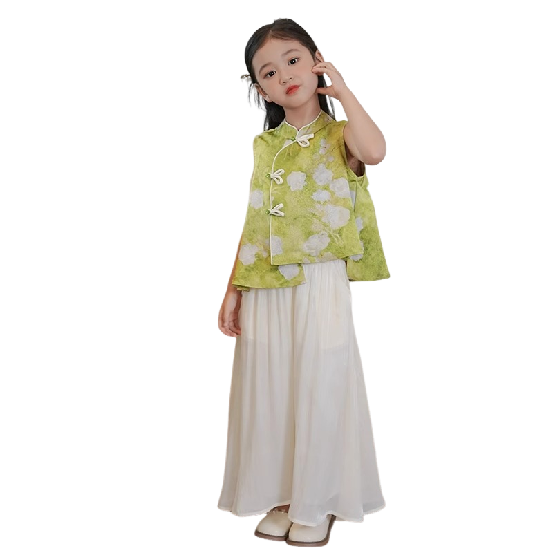 Lanza Tang Suit 2 Piece Set Children Aged 3 7 Years Old