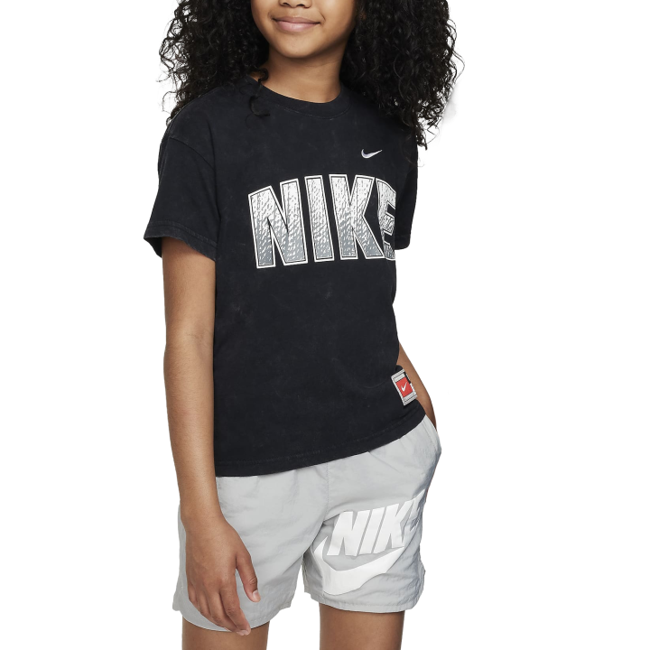 Nike Nike Sportswear T Shirt Black Kids'
