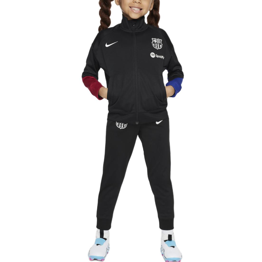 Nike Nike Casual Sportswear Dri Fit F.C. Barcelona Strike Black Children Aged 3 7 Years Old