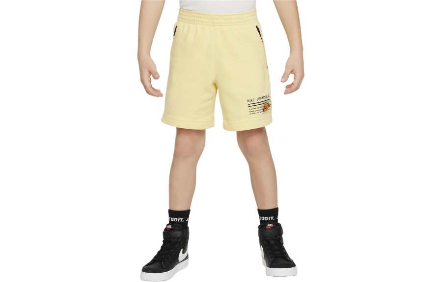 Nike Nike Kids' Apparel French Terry Shorts Kids Shorts Kids' Yellow