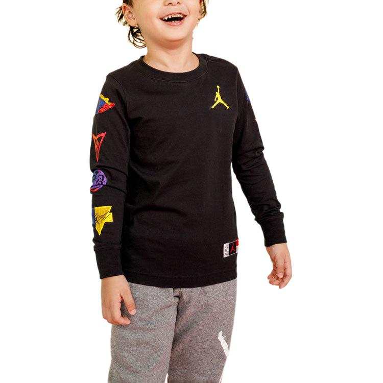 Jordan Jordan T Shirt Black Children Aged 3 7 Years Old