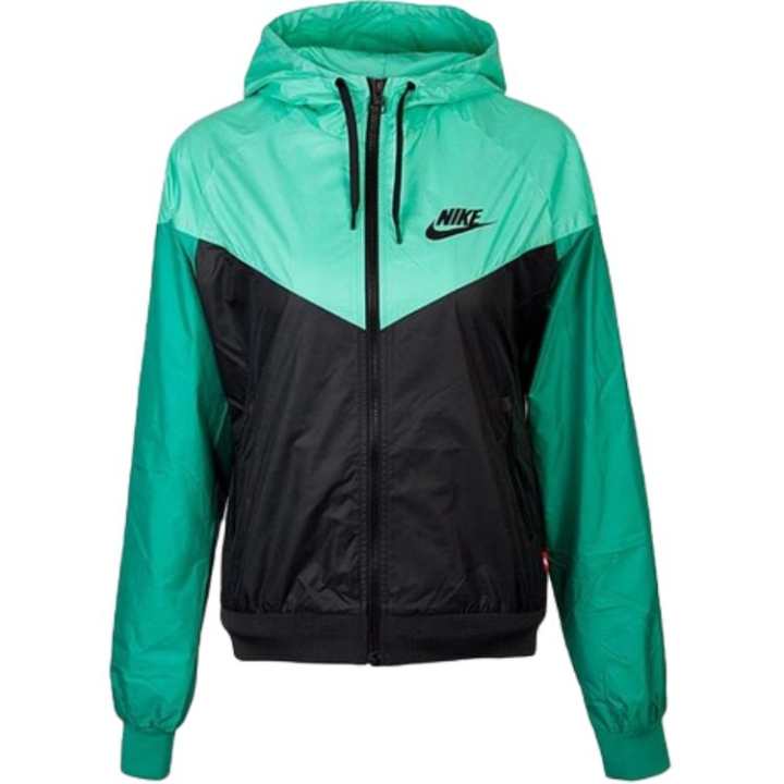 Nike Nike Jackets Women's Black Green Hooded Moderate Other