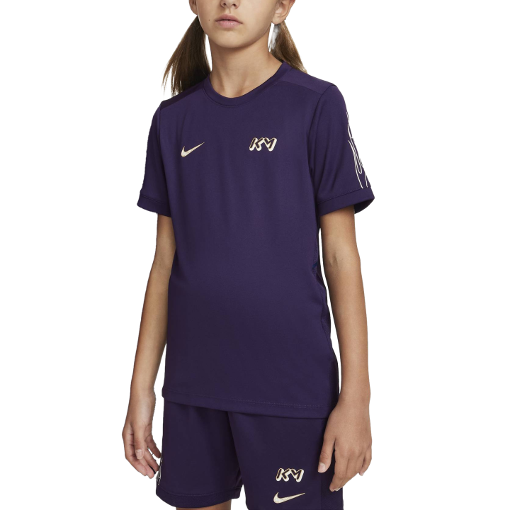 Nike Nike Kylian MbappDri Fit T Shirt Exquisite Purple/Space Blue/Metal Gold