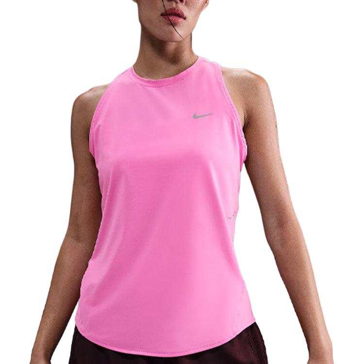 Nike Nike Clothing Tank Tops Women's Pink Crew Neck Other