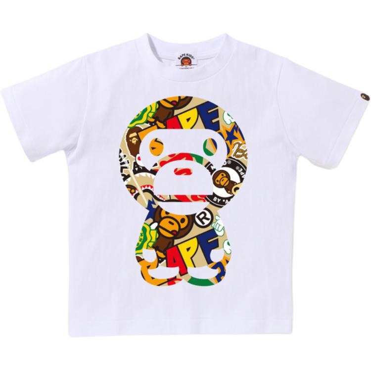 A BATHING APE T Shirt SS25 Children Aged 3 7 Years Old