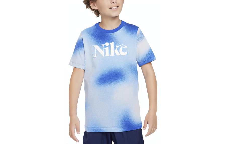 Nike Nike T Shirt Sportswear Culture Of Basketball Light Blue Kids'
