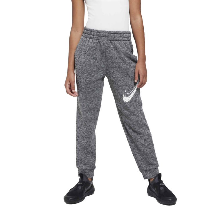 Nike Nike Knitted Sweatpants Fleece Lined Minimalist Style Thermal Water Repellent Black/Light Smoke Gray Teenagers