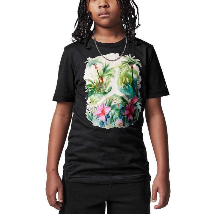 Jordan Jordan Flight EssentialsPOOLSIDE T Shirt Black Teenagers