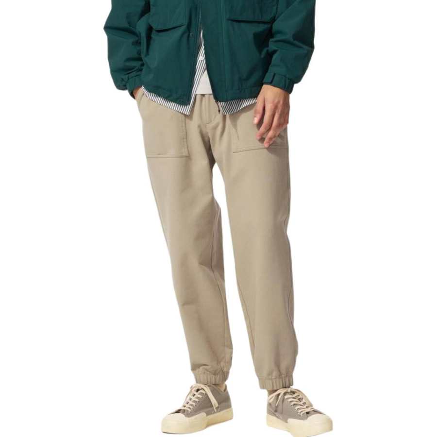UNIQLO Casual Pants Men's Khaki Moderate Cuffed Pants