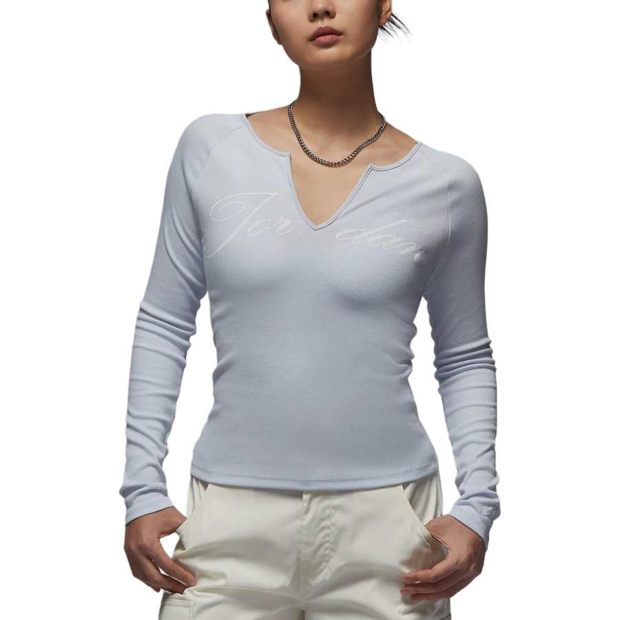 Jordan Jordan Sustainable Materials Raglan Sleeve T Shirt Women's Soccer Gray