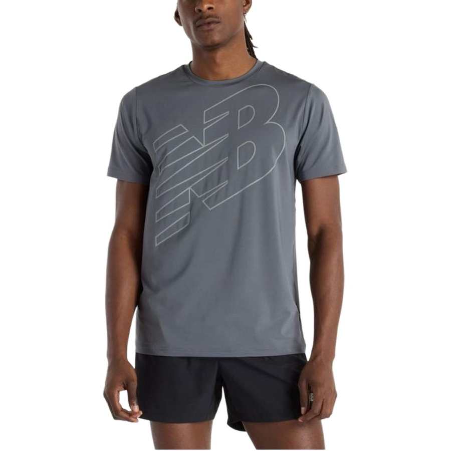 New Balance New Balance Flying T Shirt Men's Gray