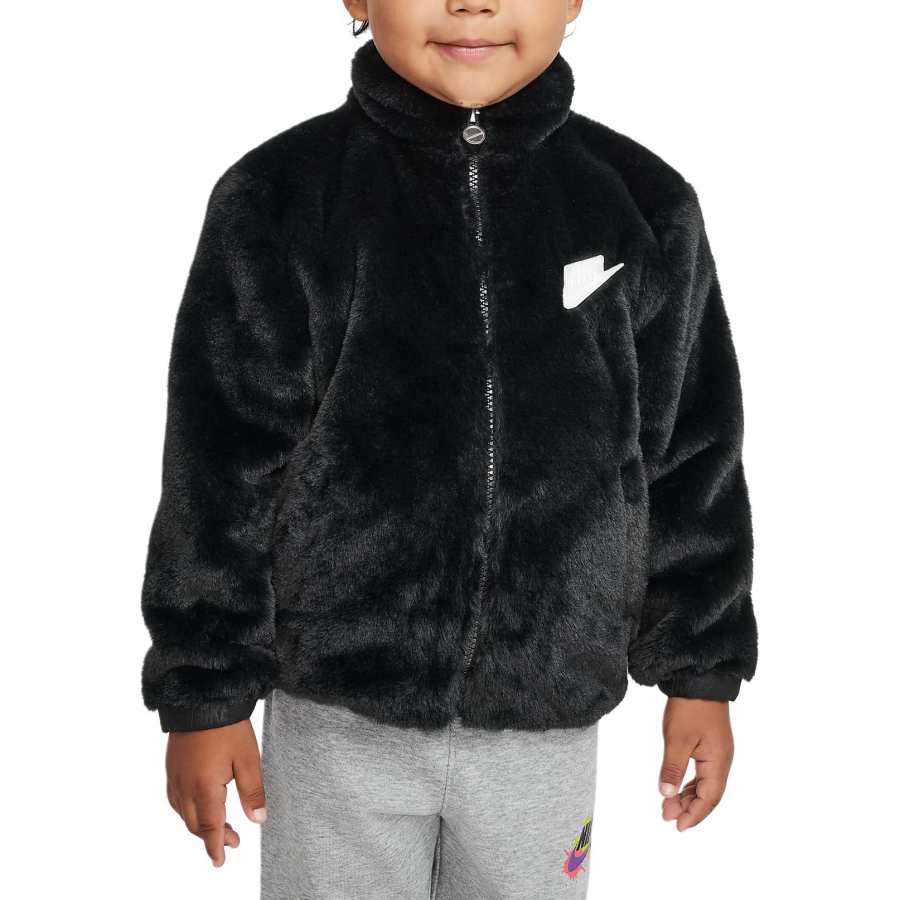Nike Nike Velvet feel Coat Black Children Aged 3 7 Years Old