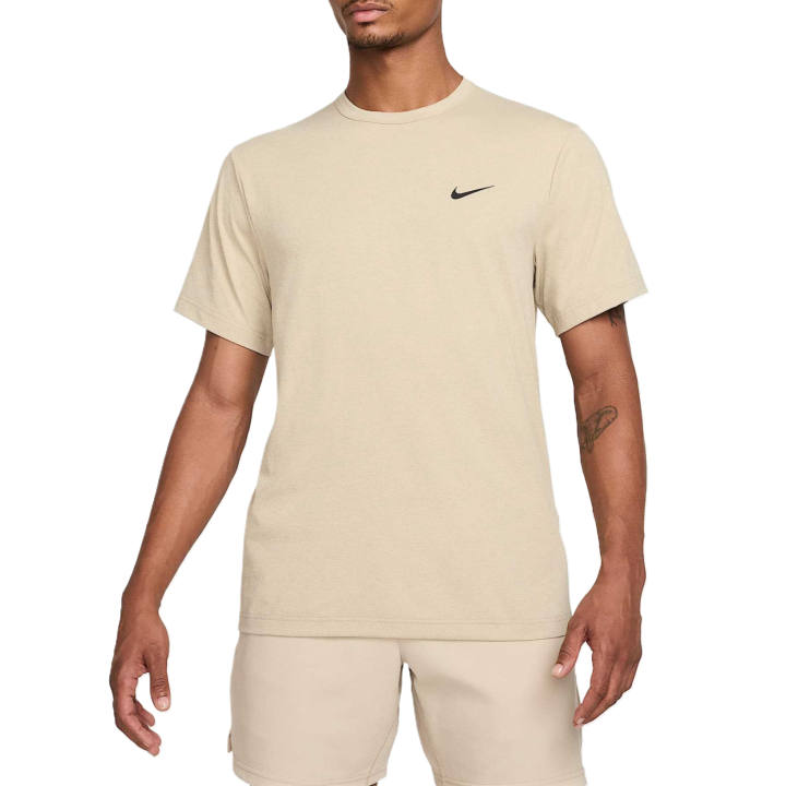 Nike Nike HYVERSEDRI FIT UV T Shirt Men's Beige