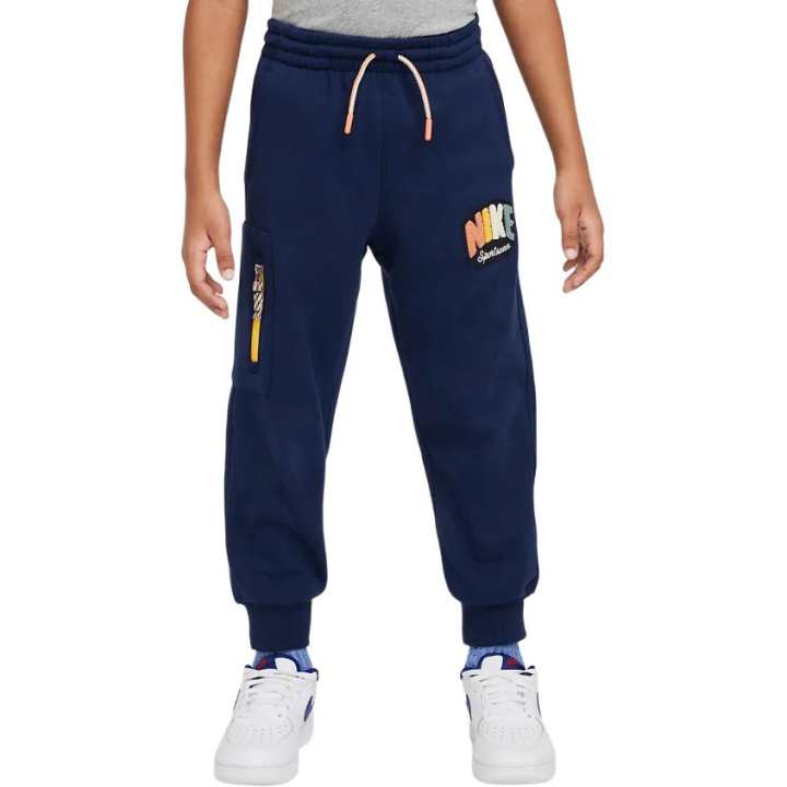 Nike Nike Sportswear Moderate Pants Fall Winter Children Aged 3 7 Years Old Dark Navy Blue